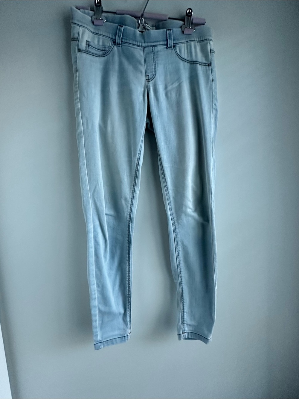 Mango Light Blue Stretch Skinny Piti Jegging US 2